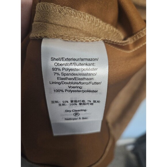 DKNY by Donna Karan Scuba Suede Belted Sleeveless Midi Dress Sz 14 MSRP $144 - Picture 9 of 9